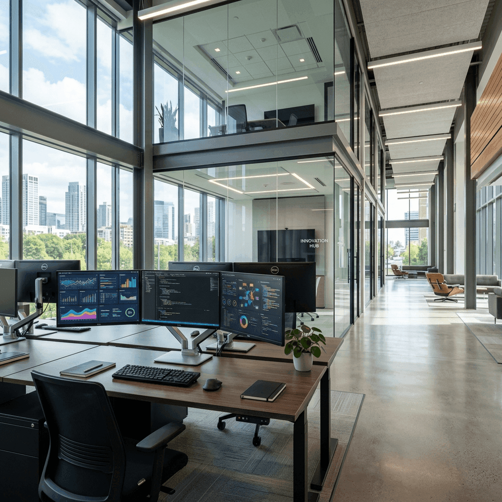 Aayulogic Modern Tech Office Environment